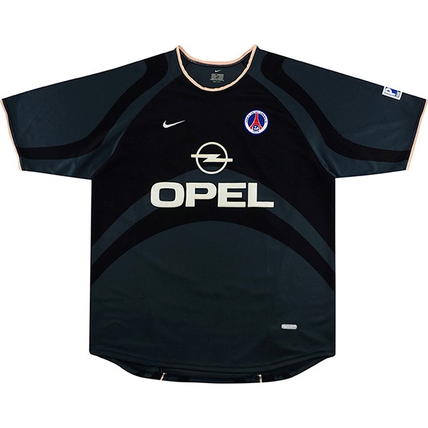 Tailandia Camiseta Paris Saint Germain Replica Tercera Ropa Retro 2001 Negro